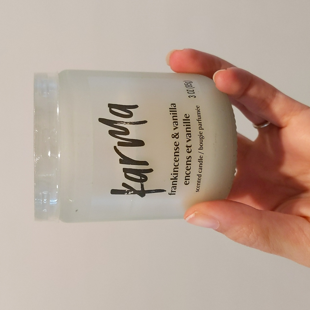 karma candle Frankincense & vanilla 3oz